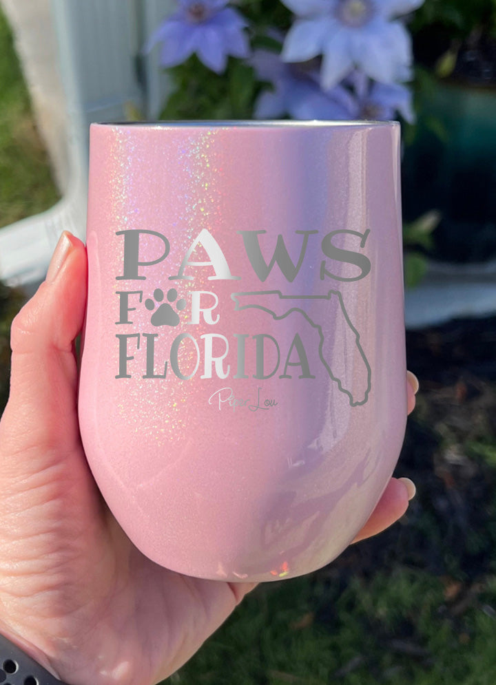 100% Donation | Paws For Florida Laser Etched Tumbler