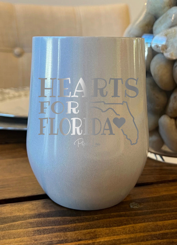 100% Donation | Hearts For Florida Laser Etched Tumbler