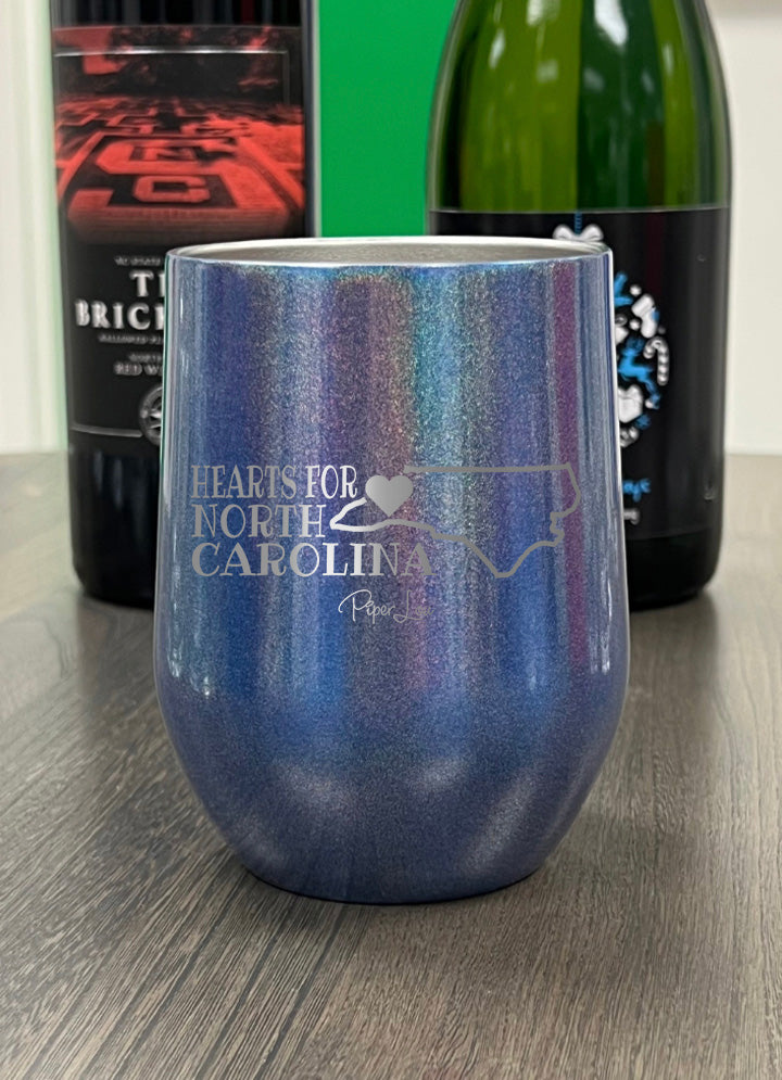 100% Donation | Hearts For North Carolina Laser Etched Tumbler