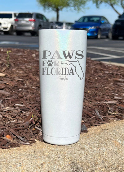 100% Donation | Paws For Florida Laser Etched Tumbler