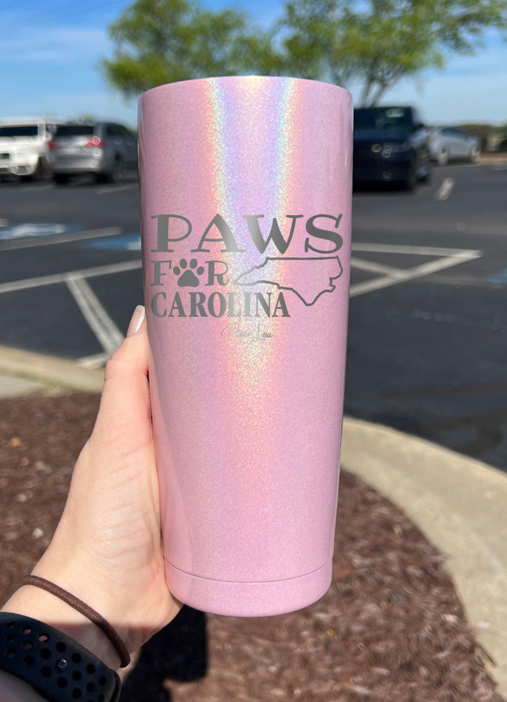 100% Donation | Paws For Carolina Laser Etched Tumbler