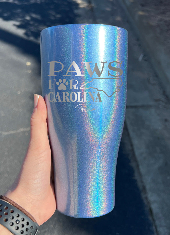 100% Donation | Paws For Carolina Laser Etched Tumbler