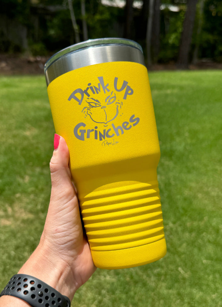 Drink Up Grinches Old School Tumbler