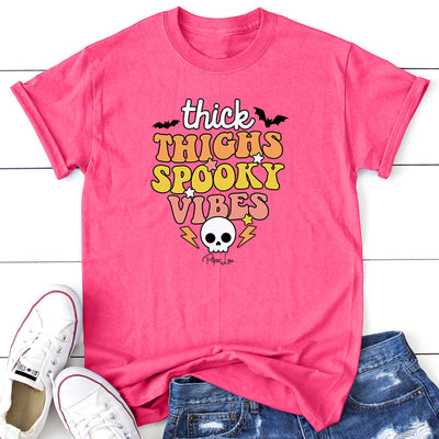 Spooky Sale | Thick Thighs Spooky Vibes Graphic Tee