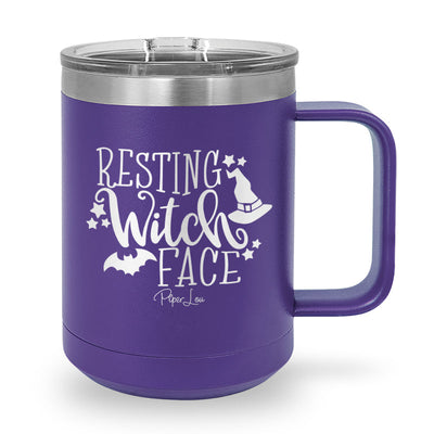 Spooky Sale | Resting Witch Face 15oz Coffee Mug Tumbler