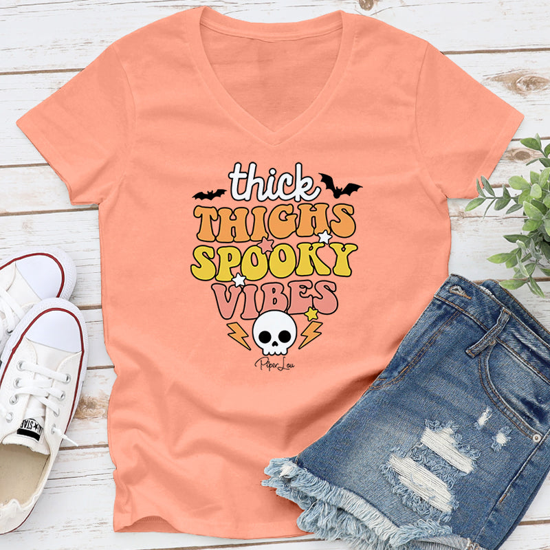 Spooky Sale | Thick Thighs Spooky Vibes Graphic Tee