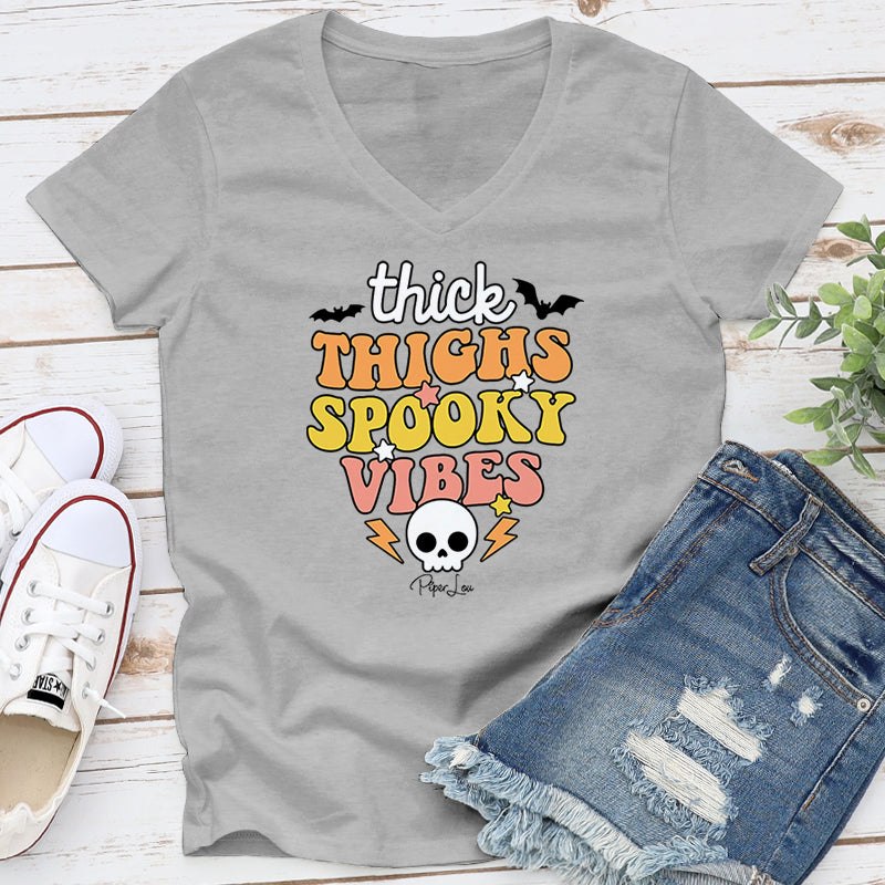 Spooky Sale | Thick Thighs Spooky Vibes Graphic Tee