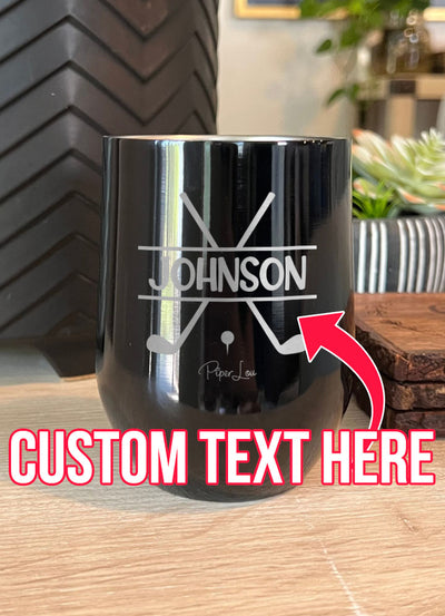 Name Golf Custom Laser Etched Tumbler