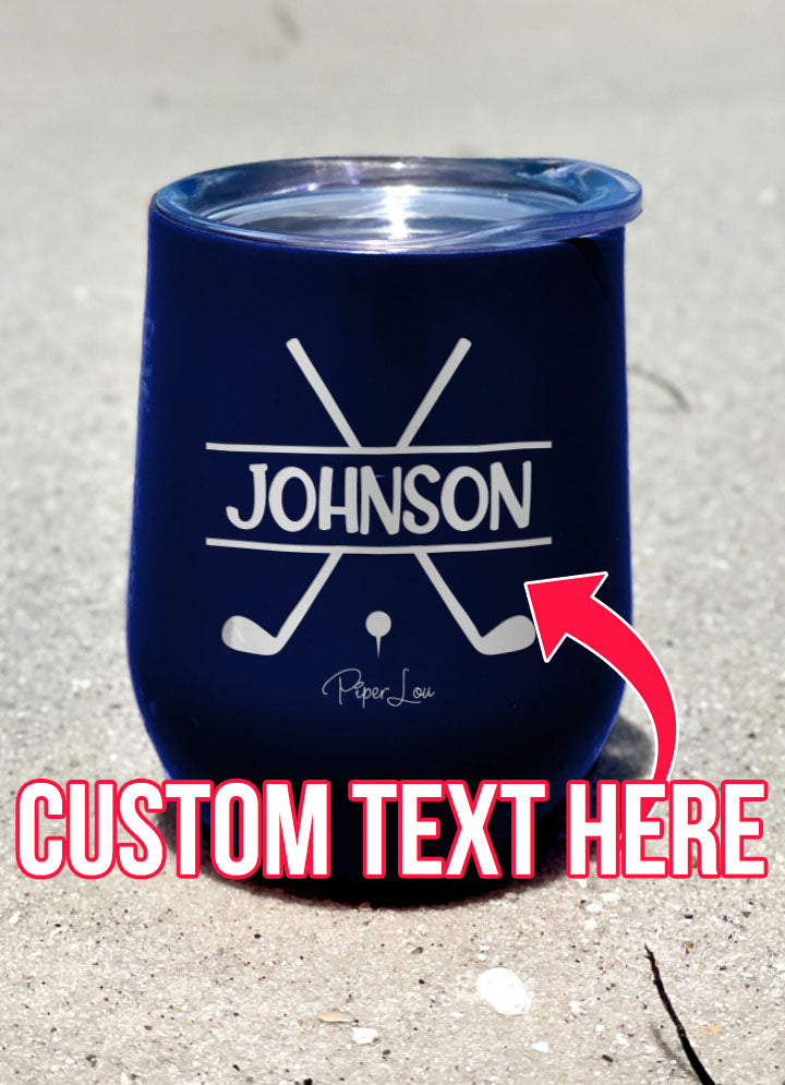 Name Golf Custom Laser Etched Tumbler