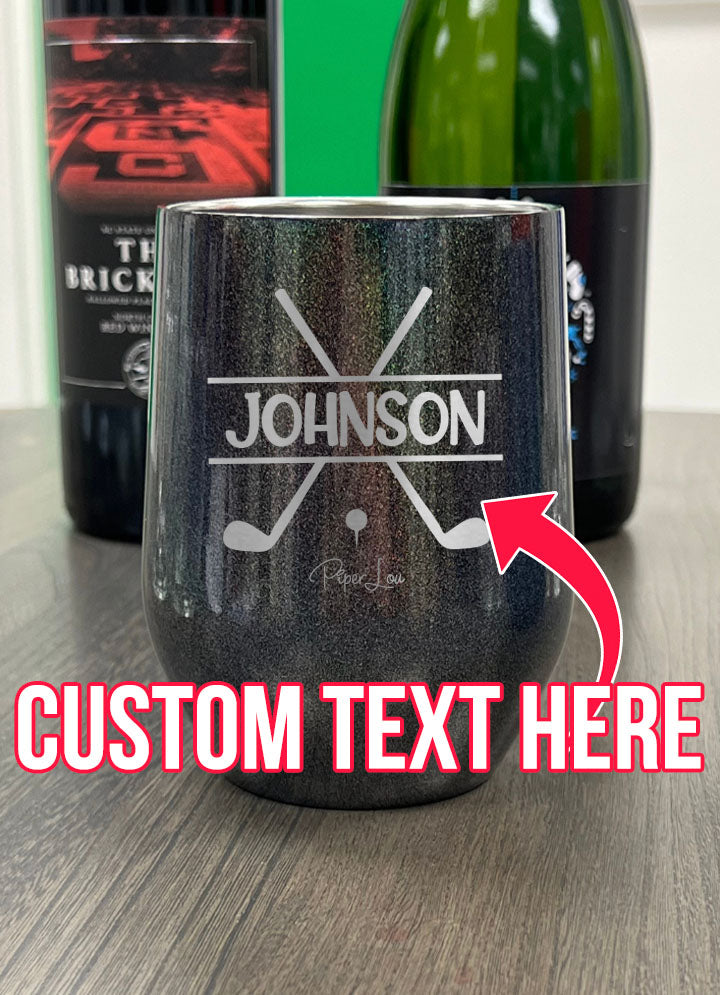 Name Golf Custom Laser Etched Tumbler