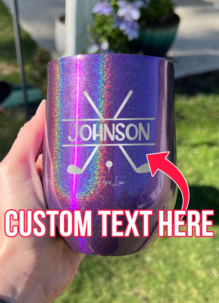 Name Golf Custom Laser Etched Tumbler