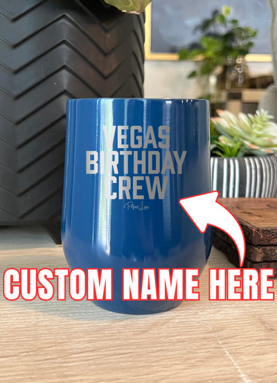 Trip Birthday Crew (CUSTOM) Laser Etched Tumbler