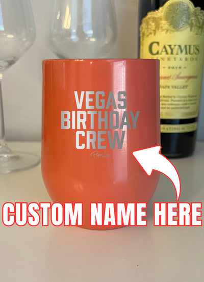 Trip Birthday Crew (CUSTOM) Laser Etched Tumbler