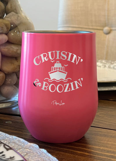 Cruisin And Boozin Personalize (CUSTOM) Laser Etched Tumbler