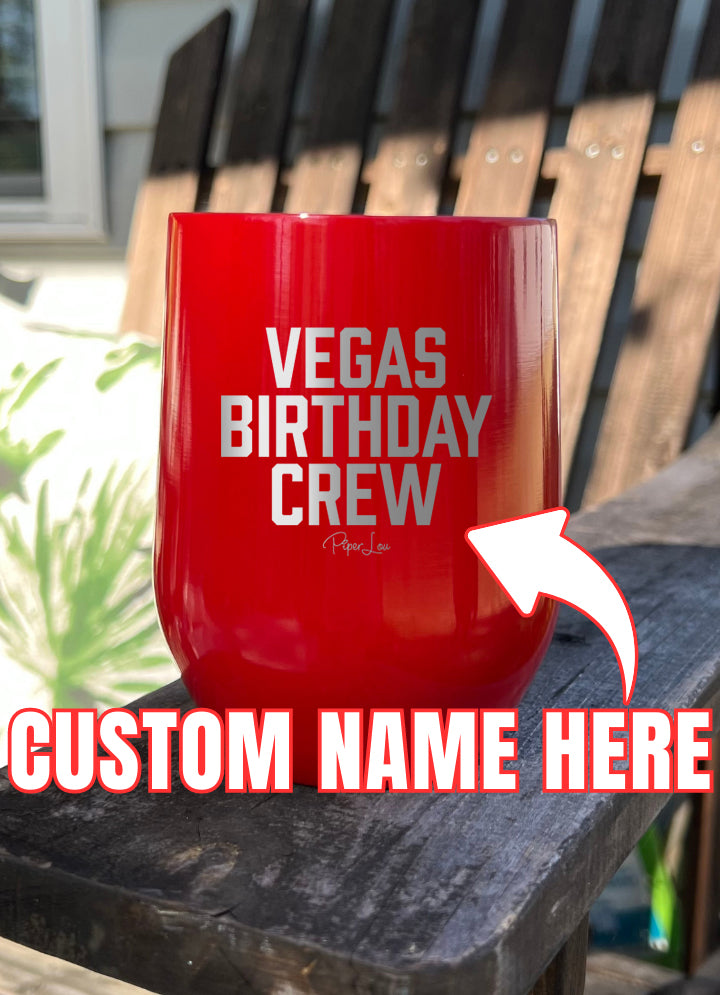 Trip Birthday Crew (CUSTOM) Laser Etched Tumbler