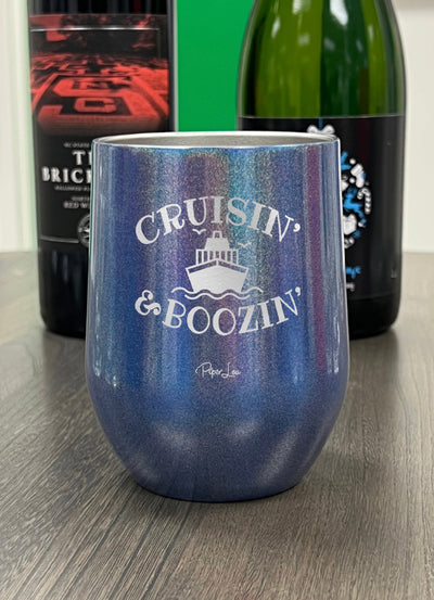 Cruisin And Boozin Personalize (CUSTOM) Laser Etched Tumbler