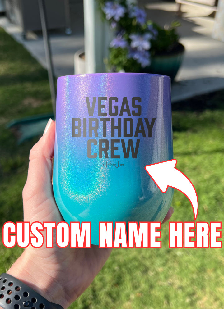 Trip Birthday Crew (CUSTOM) Laser Etched Tumbler