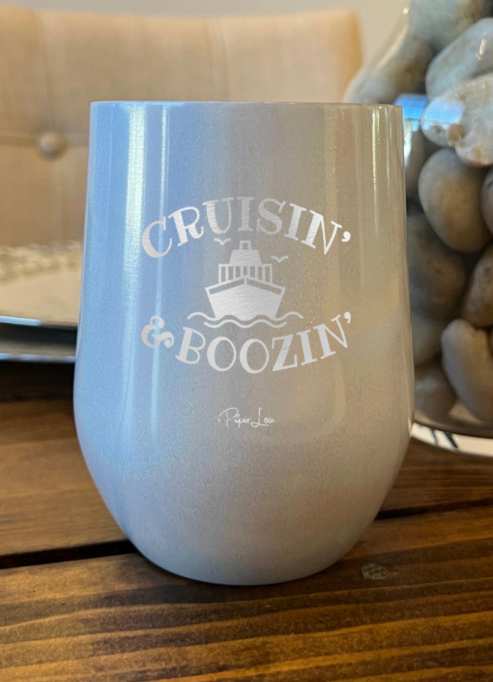 Cruisin And Boozin Personalize (CUSTOM) Laser Etched Tumbler