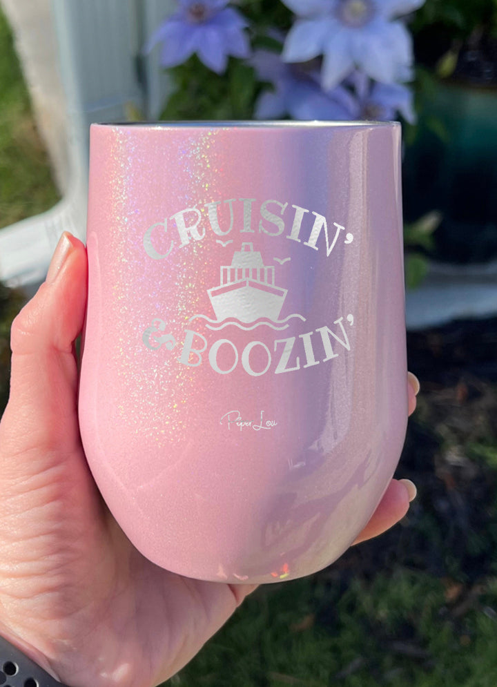 Cruisin And Boozin Personalize (CUSTOM) Laser Etched Tumbler