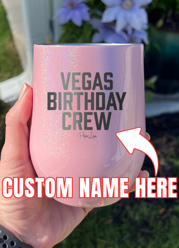 Trip Birthday Crew (CUSTOM) Laser Etched Tumbler