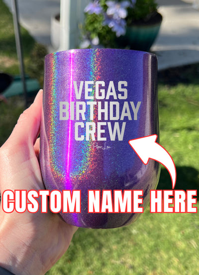 Trip Birthday Crew (CUSTOM) Laser Etched Tumbler