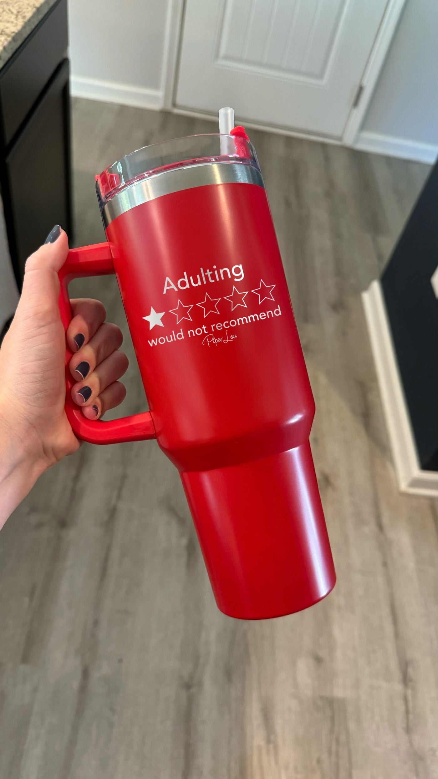 Adulting Would Not Recommend 40oz Tumbler