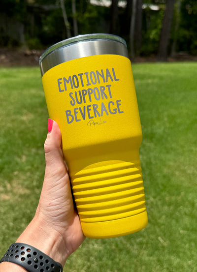 Emotional Support Beverage Old School Tumbler