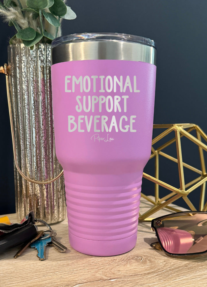 Emotional Support Beverage Old School Tumbler