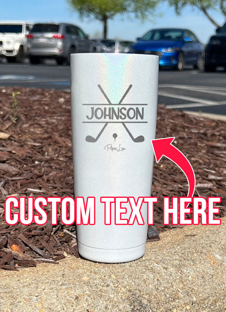 Name Golf Custom Laser Etched Tumbler