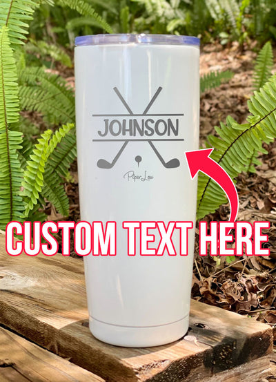 Name Golf Custom Laser Etched Tumbler