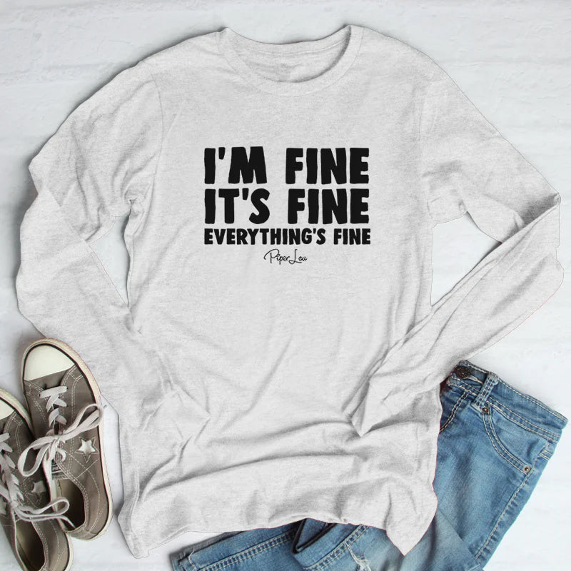 Clearance | I'm Fine It's Fine Everything's Fine Outerwear