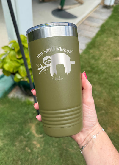 Sloth-My-Spirit-Animal Old School Tumbler