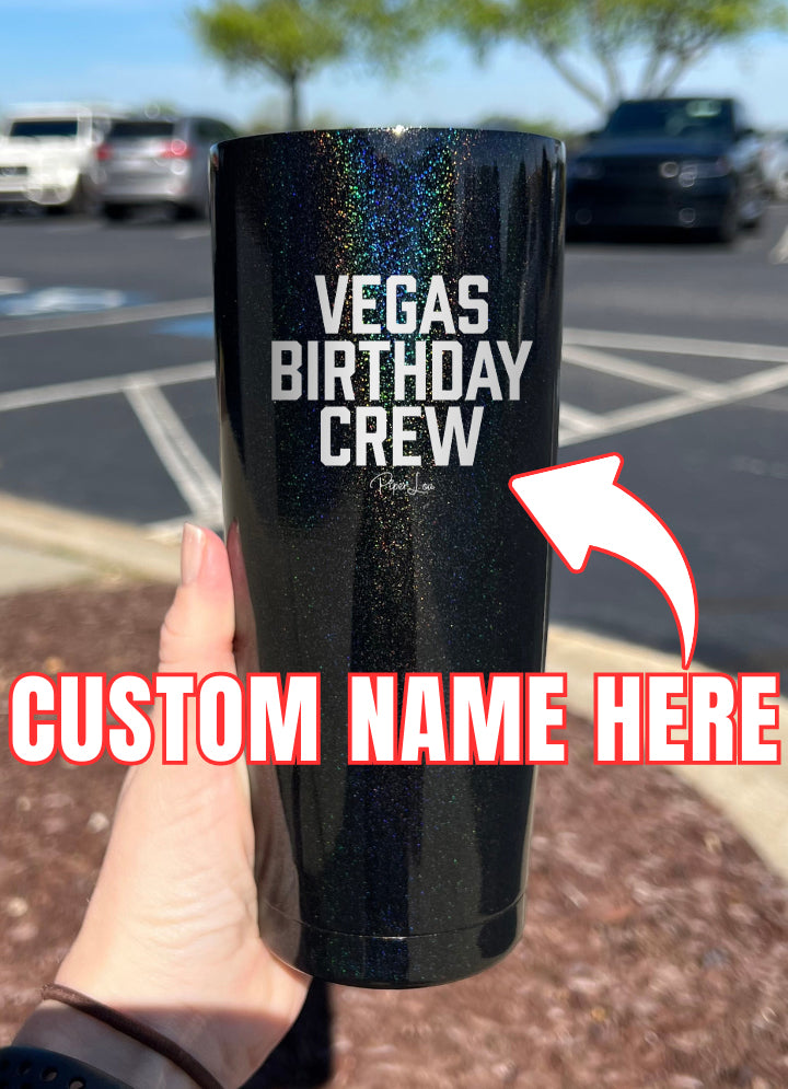 Trip Birthday Crew (CUSTOM) Laser Etched Tumbler