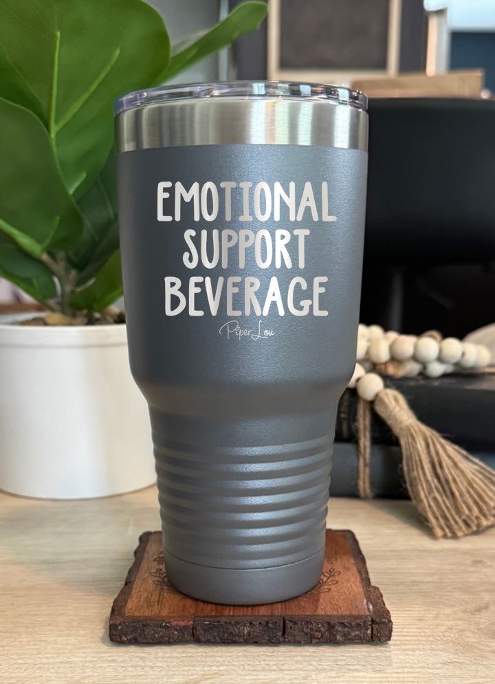 Emotional Support Beverage Old School Tumbler