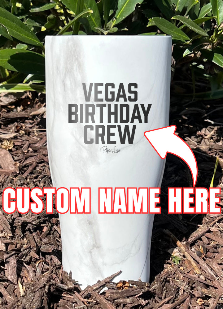 Trip Birthday Crew (CUSTOM) Laser Etched Tumbler