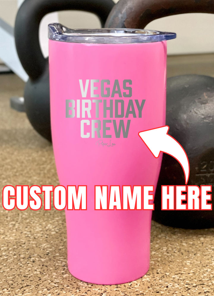 Trip Birthday Crew (CUSTOM) Laser Etched Tumbler