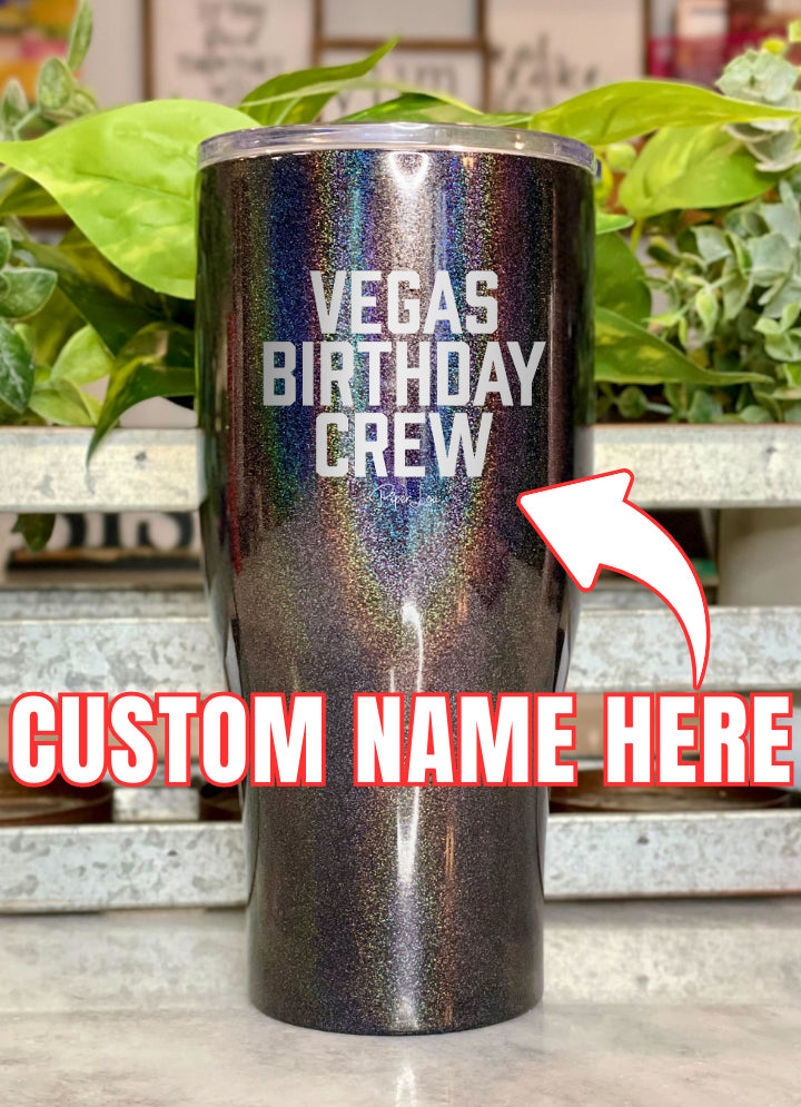 Trip Birthday Crew (CUSTOM) Laser Etched Tumbler