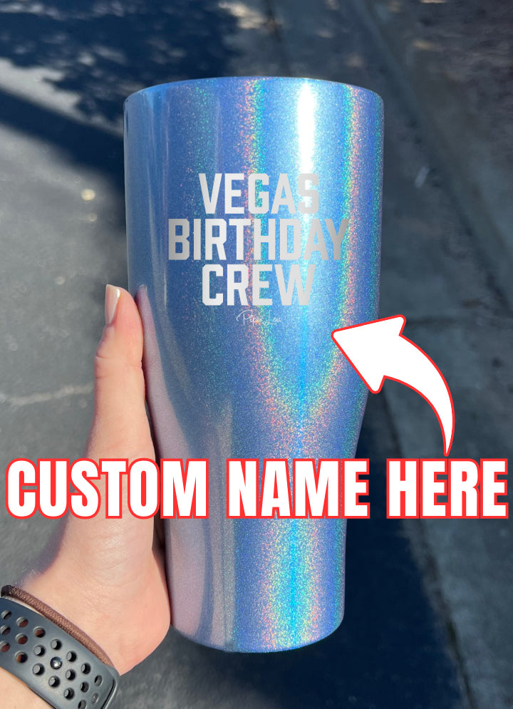 Trip Birthday Crew (CUSTOM) Laser Etched Tumbler