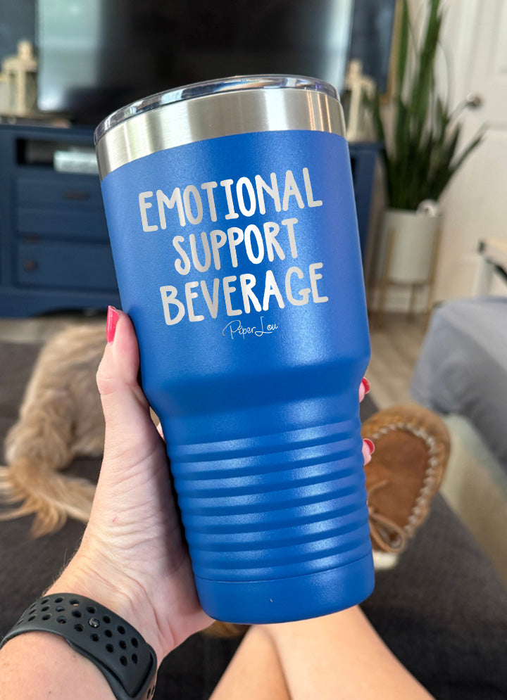 Emotional Support Beverage Old School Tumbler