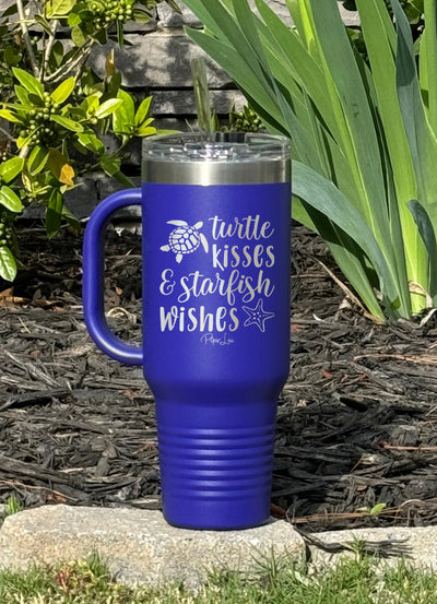 Turtle Kisses And Starfish Wishes 40oz Tumbler