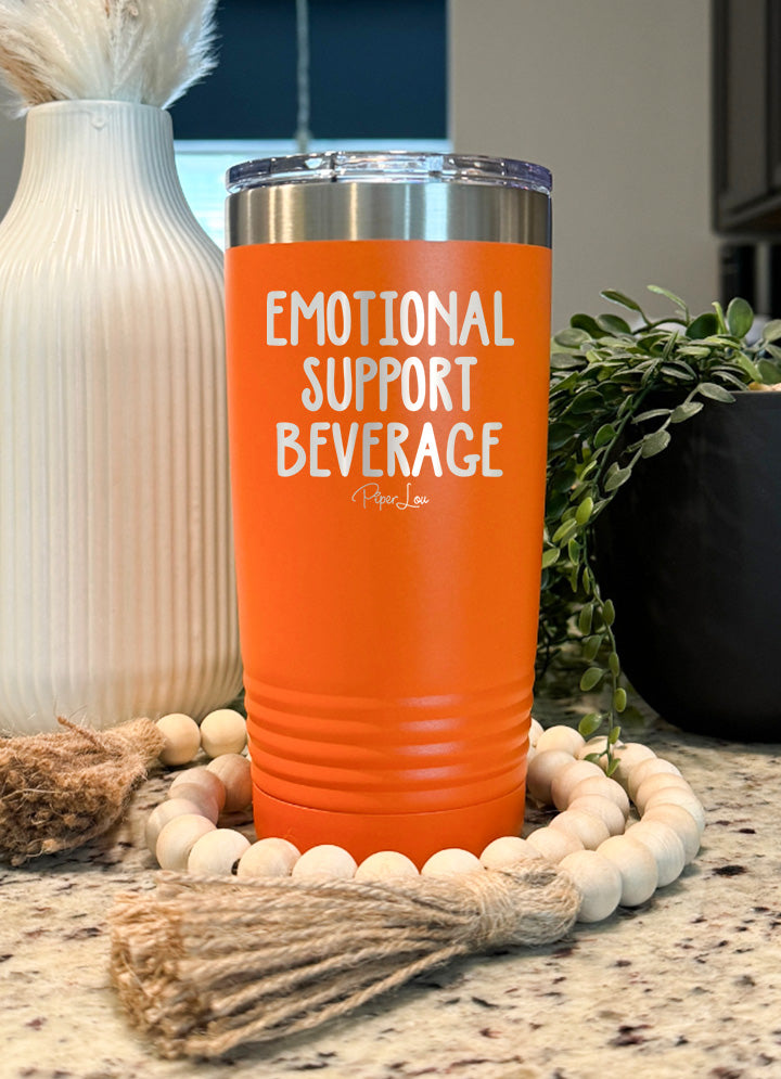 Emotional Support Beverage Old School Tumbler