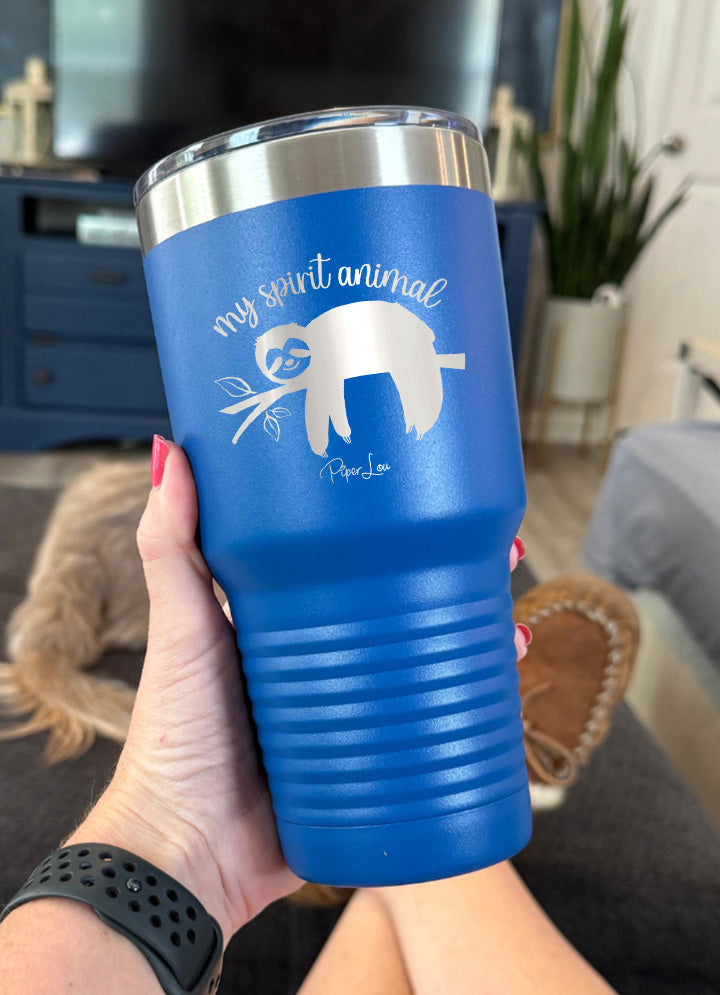 Sloth-My-Spirit-Animal Old School Tumbler