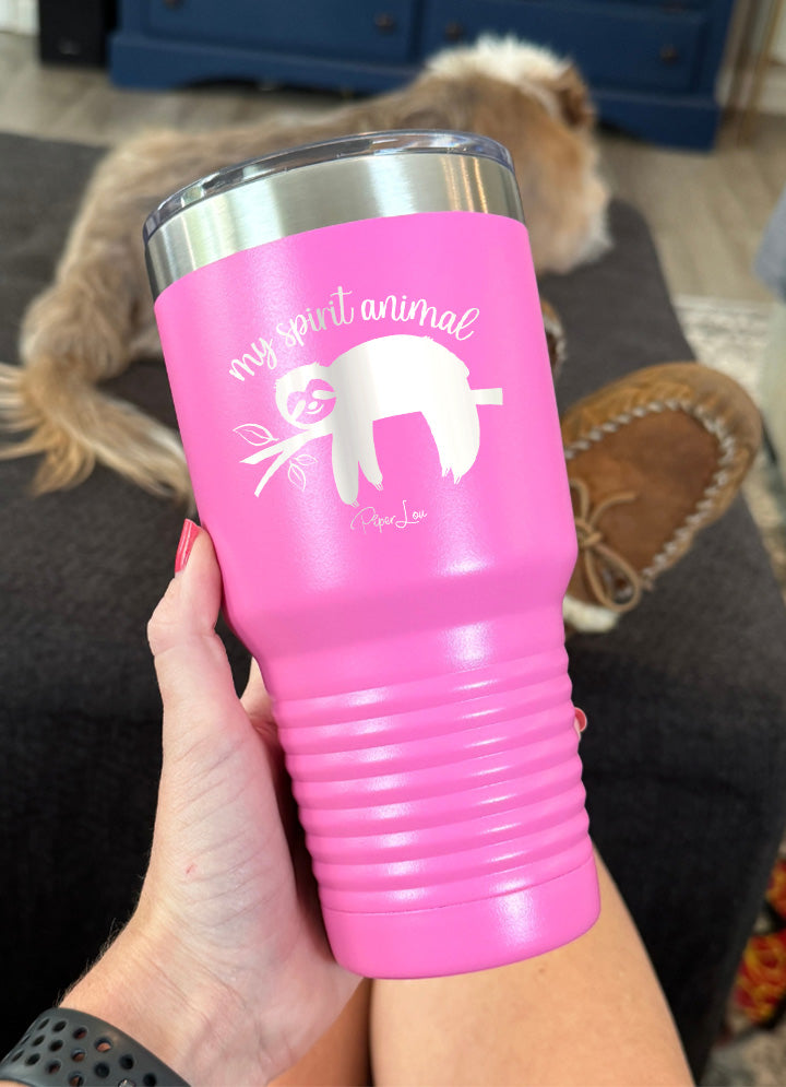 Sloth-My-Spirit-Animal Old School Tumbler