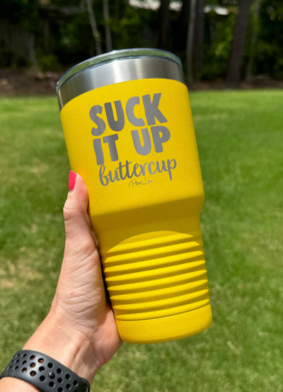 Suck It Up Buttercup Old School Tumbler