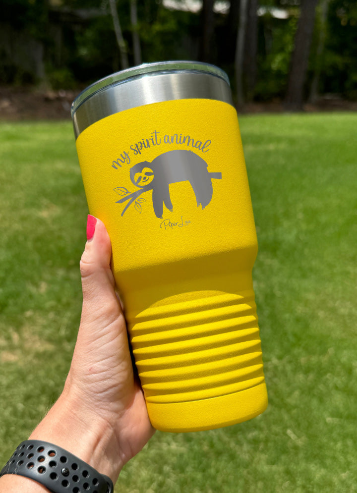 Sloth-My-Spirit-Animal Old School Tumbler