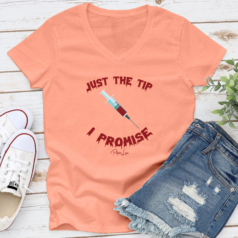 Spooky Sale | Just The Tip I Promise Needle Graphic Tee