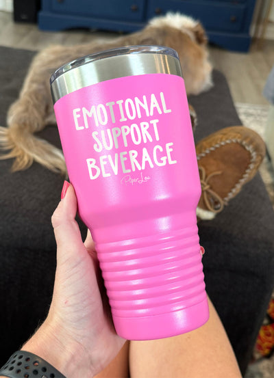 Emotional Support Beverage Old School Tumbler