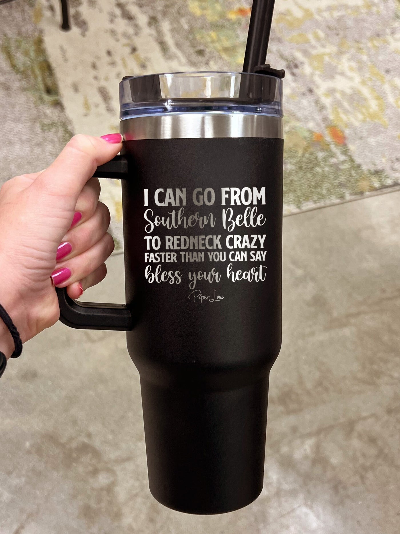 Simply Southern 40oz Tumbler in Black