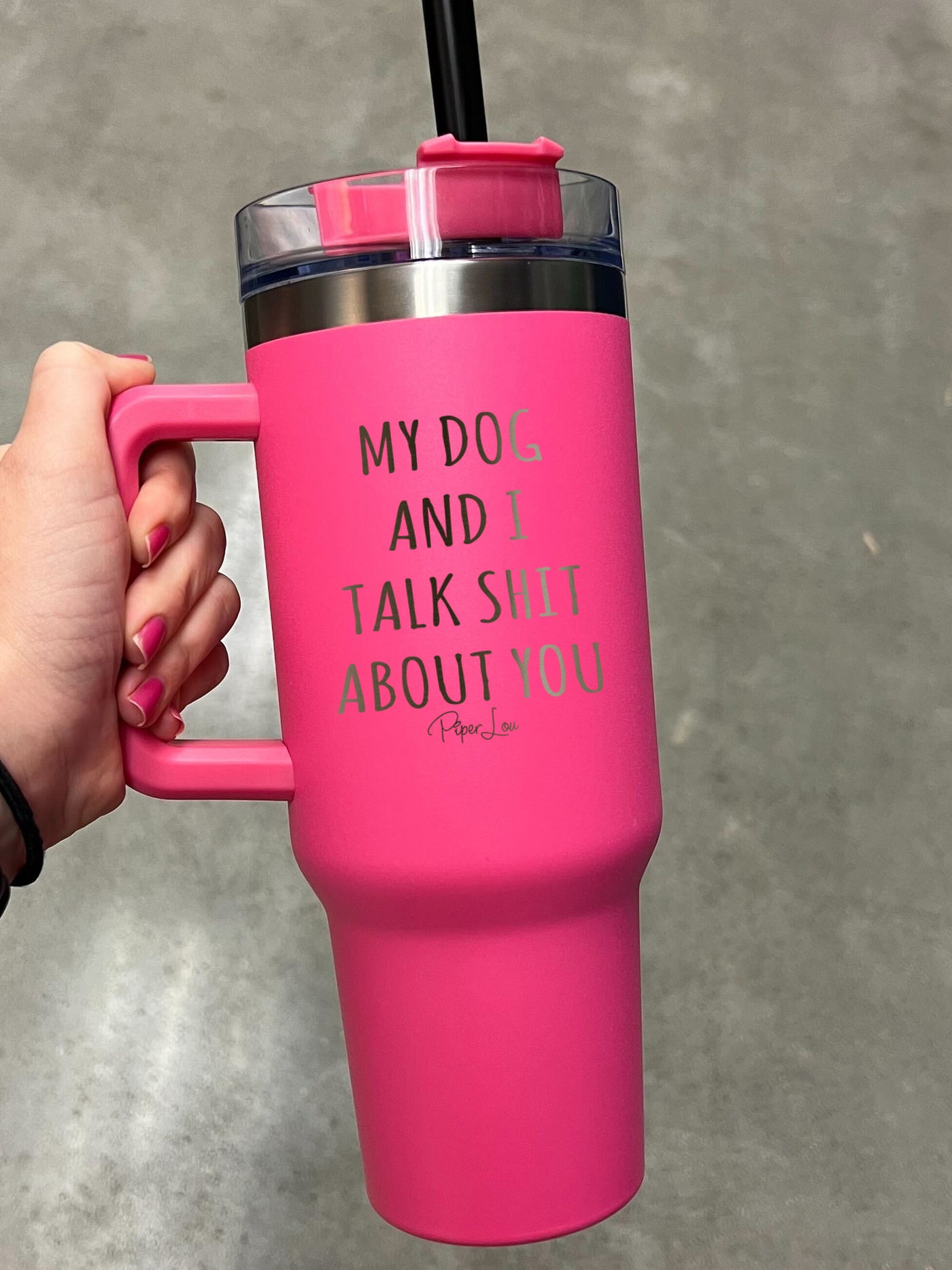 Snarky Sayings- 40 oz Handled Tumbler