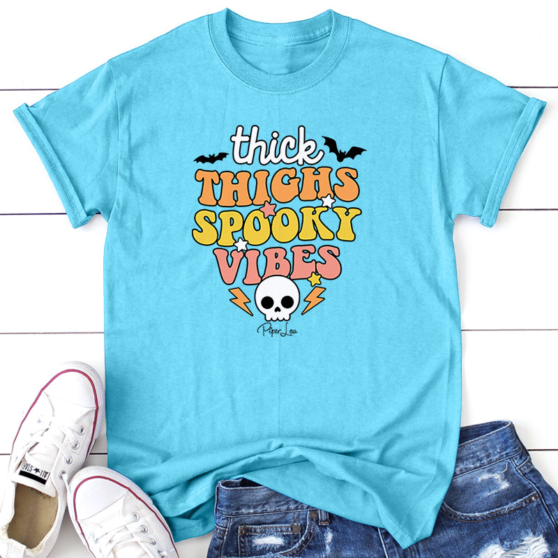 Spooky Sale | Thick Thighs Spooky Vibes Graphic Tee